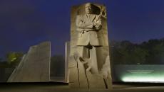 Martin Luther King, Jr. Memorial at night