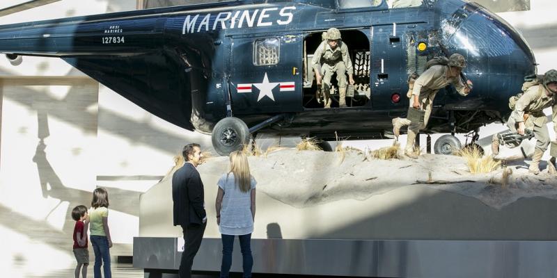 National Museum of the US Marine Corps, exhibit, helicopter, museum, Virginia
