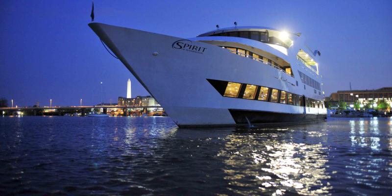 Spirit of Washington cruise at night
