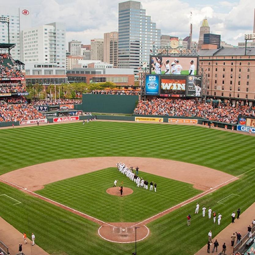 Camden Yards, Baseball, stadium, Baltimore, Maryland