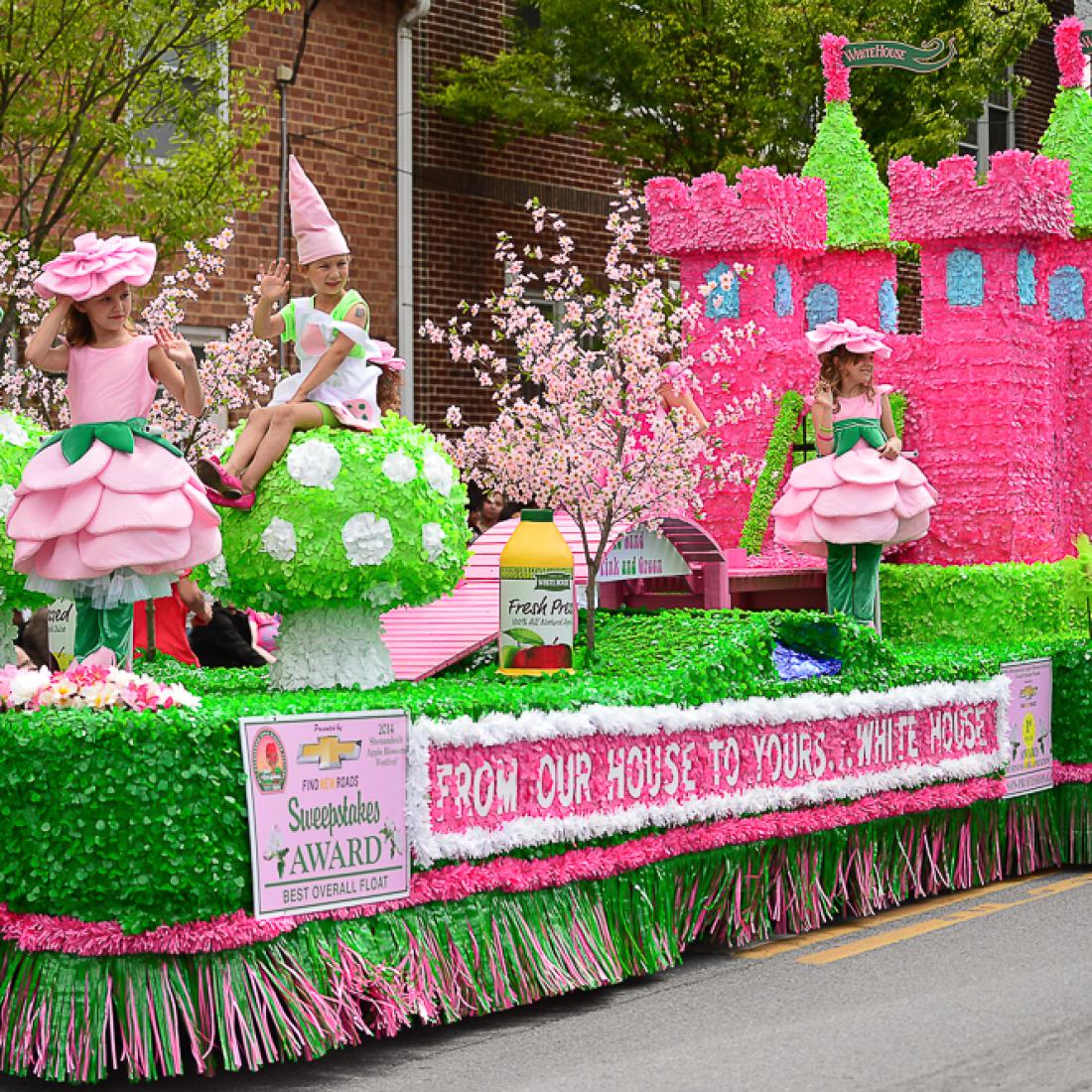 A parade float