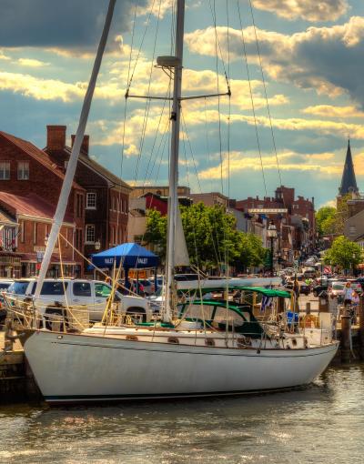 Sunrise over Annapolis, Maryland