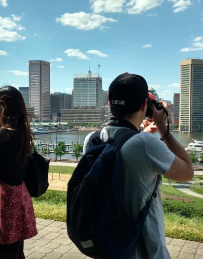 Baltimore, Maryland, Federal Hill, Inner Harbor, skyline, view
