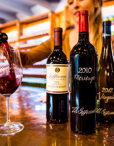 Jefferson Vineyards in Virginia